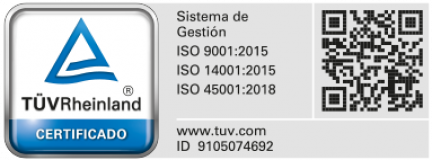 Certificaciones ISO 9001, ISO 14001 y ISO 45001